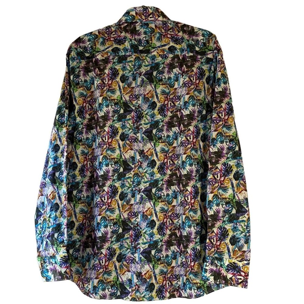 Masutto Mio Mens Santiago /06 Button Up Long Sleeve Shirt Multicolor Size Large - Picture 5 of 12